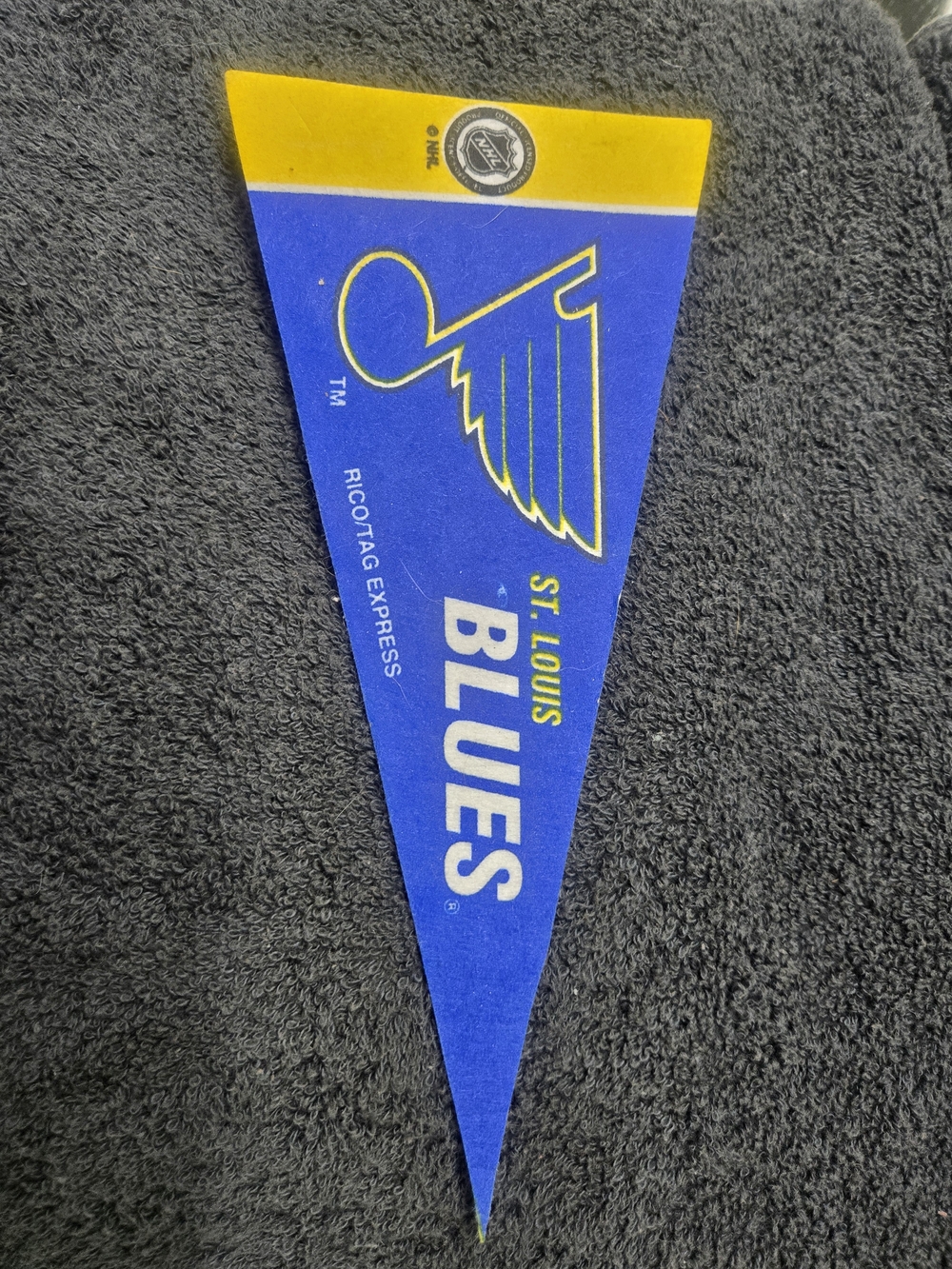 NHL St. Louis Blues Felt Pennant - Blue & Yellow